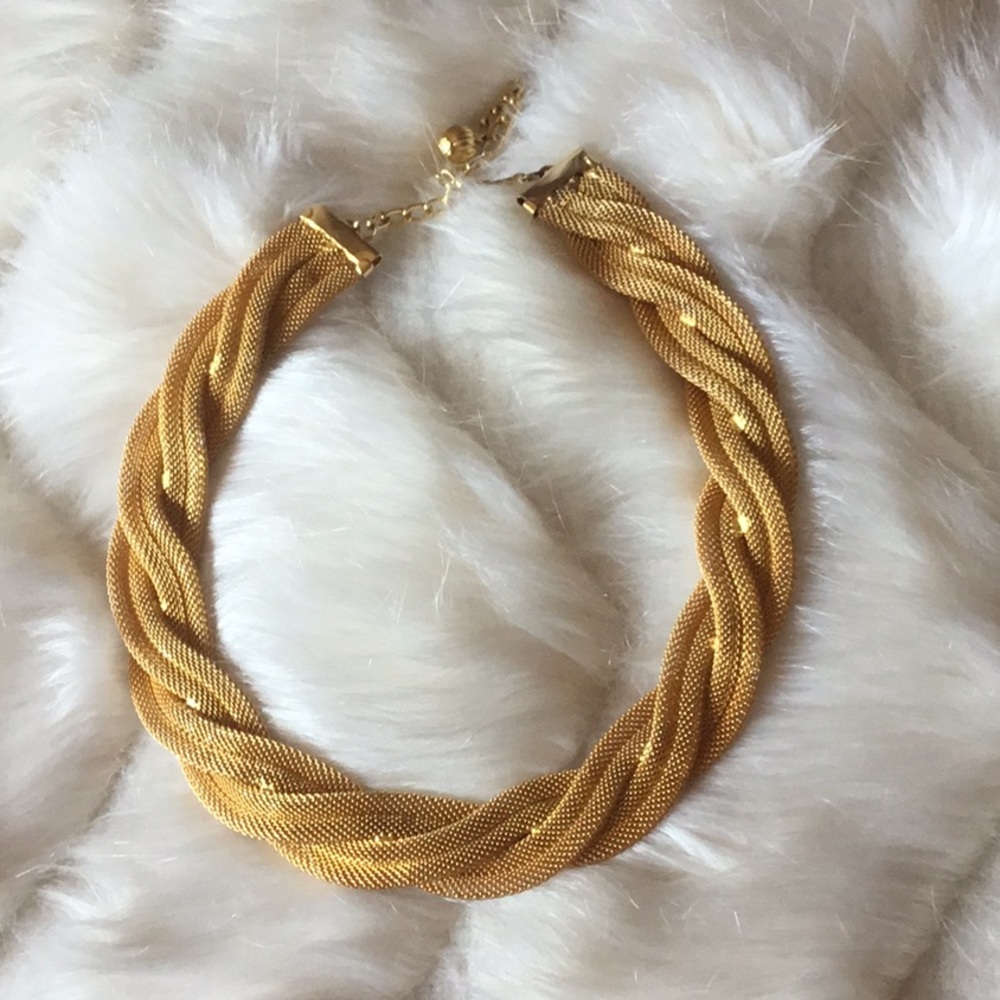 Vintage gold necklace.